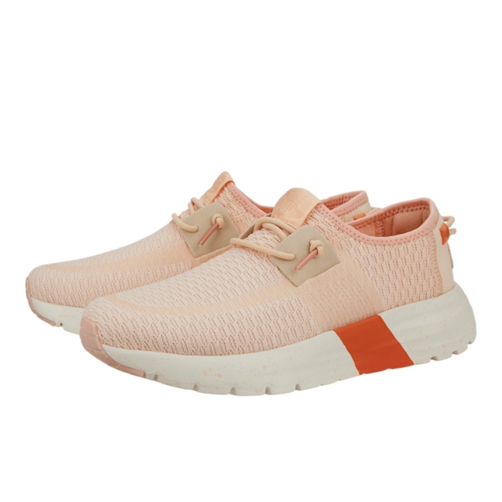 Hey Dude Sirocco W Sport Stripe Pink White Size 10 EU 41 Brand New In Box Shoe - Picture 3 of 7